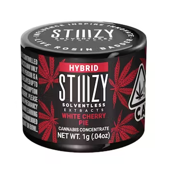 Photograph of product: WHITE CHERRY PIE LIVE ROSIN BADDER 1G