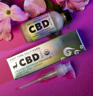 Photograph of product: East Fork | CBD Drops | Organic Beverage Enhancer | 1200mg