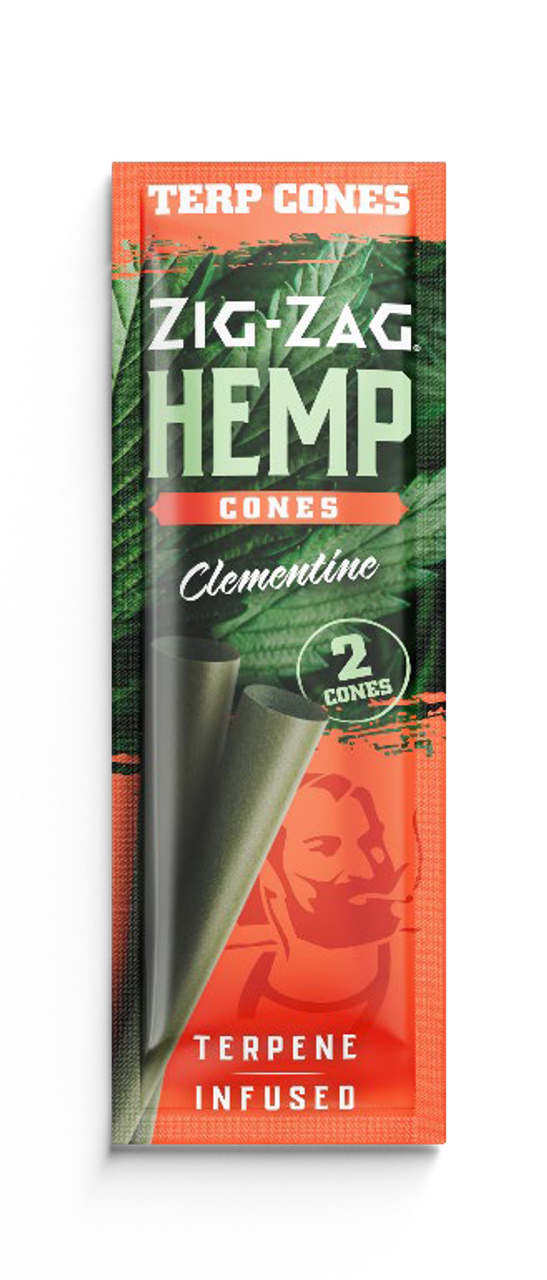 Photograph of product: Terpene Infused Hemp Pre-Rolled Cones 2pk | Clementine