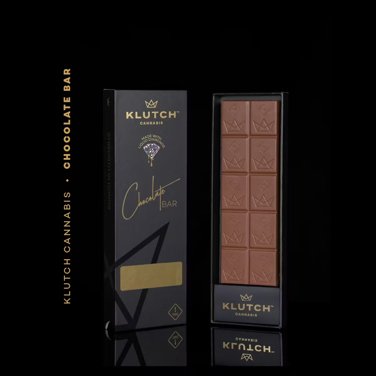 Photograph of product: Pretzel Milk Chocolate | Chocolates | Liquid Diamond, Live Resin | 10 x 10mg