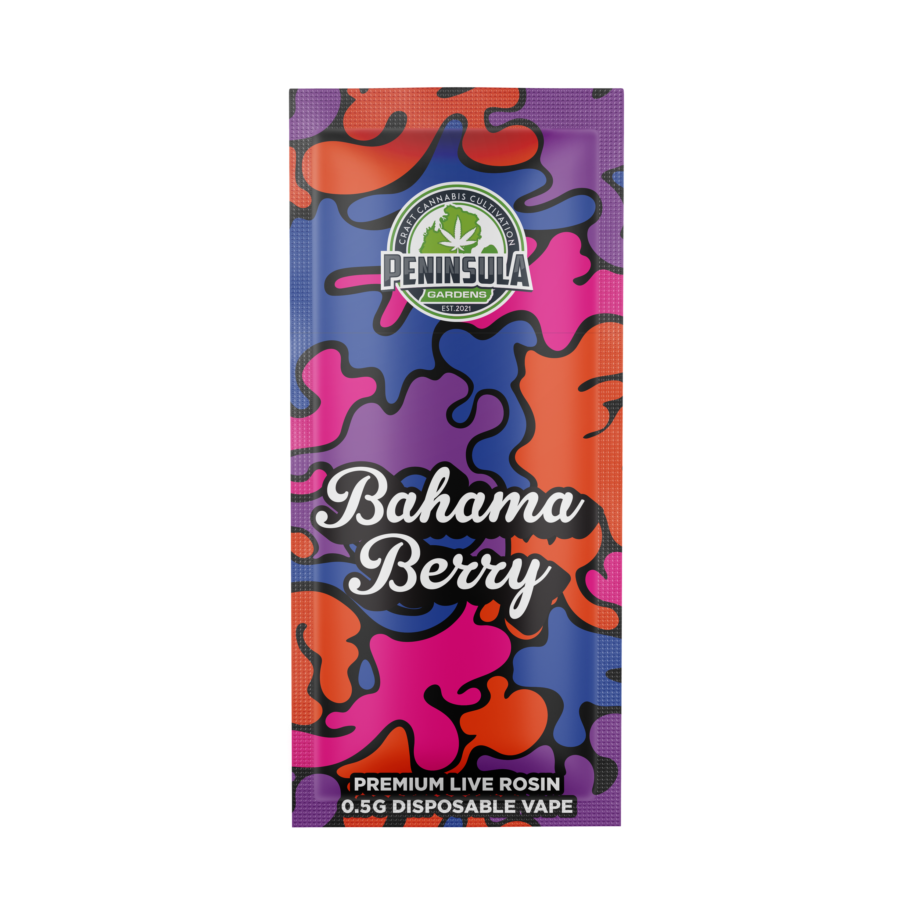 Photograph of Product: Bahama Berry | .5G Live Hash Rosin Disposable Cart