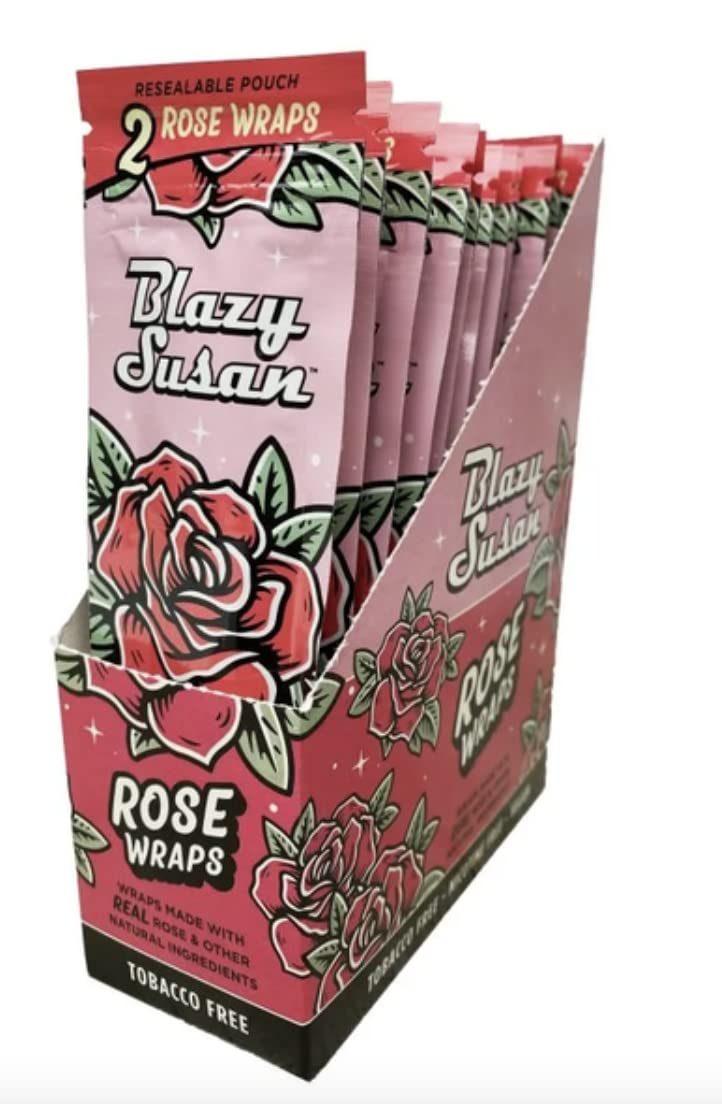 Photograph of product: Blazy Susan - Rose  - 2PK Wraps