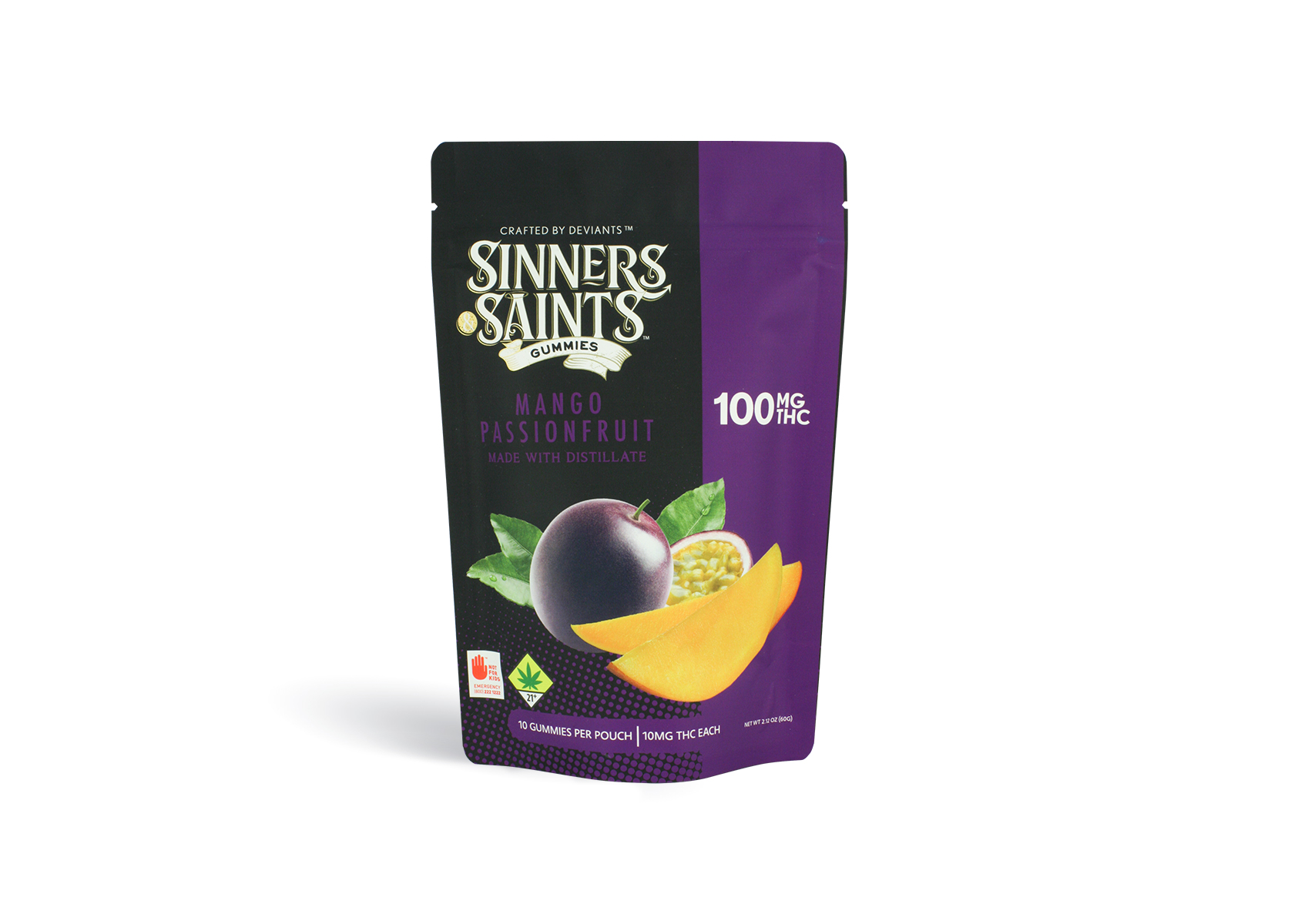 Photograph of product: Mango Passionfruit Gummies | 1:1:1:1
