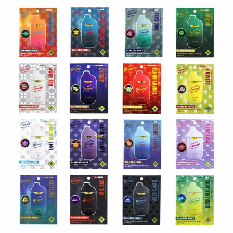 Photograph of product: Ooowee Bar: Sour Apple - Liquid Diamond Disposable Cartridge