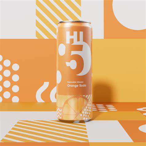 Photograph of product: Hi5 Orange Soda 5mg 4pk