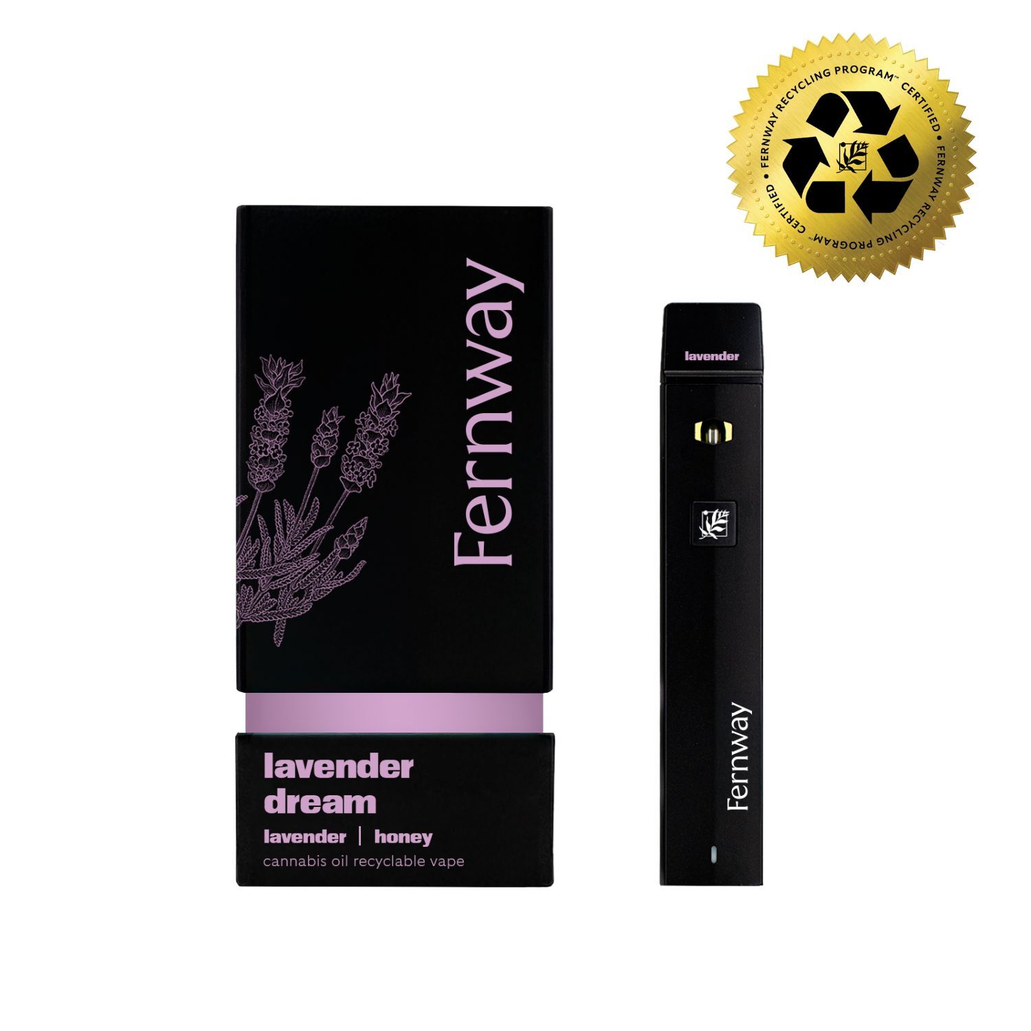 Photograph of product: Fernway Lavender Dream .3g Disposable