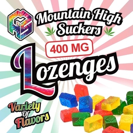 Photograph of product: Mountain High 400mg Lozenges Regular