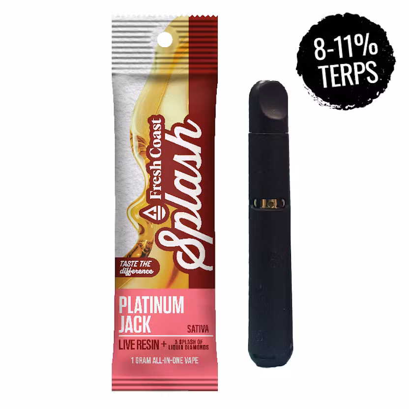 Photograph of product: Splash | Platinum Jack Disposable