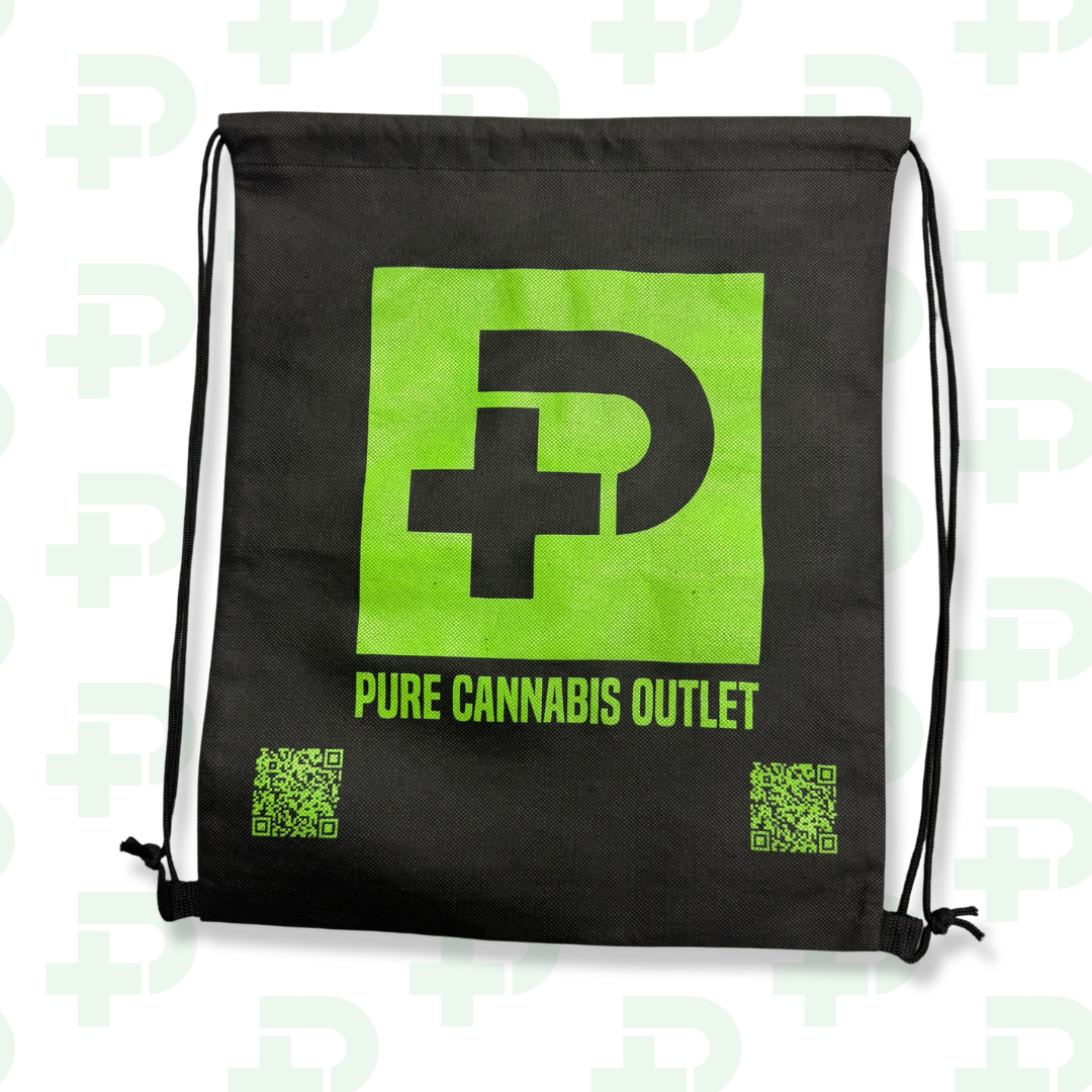 Photograph of product: Pure Drawstring Bag - Black