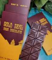 Photograph of product: Gold Seal | 200mg | Dark Chocolate | au chocolat Chocolate