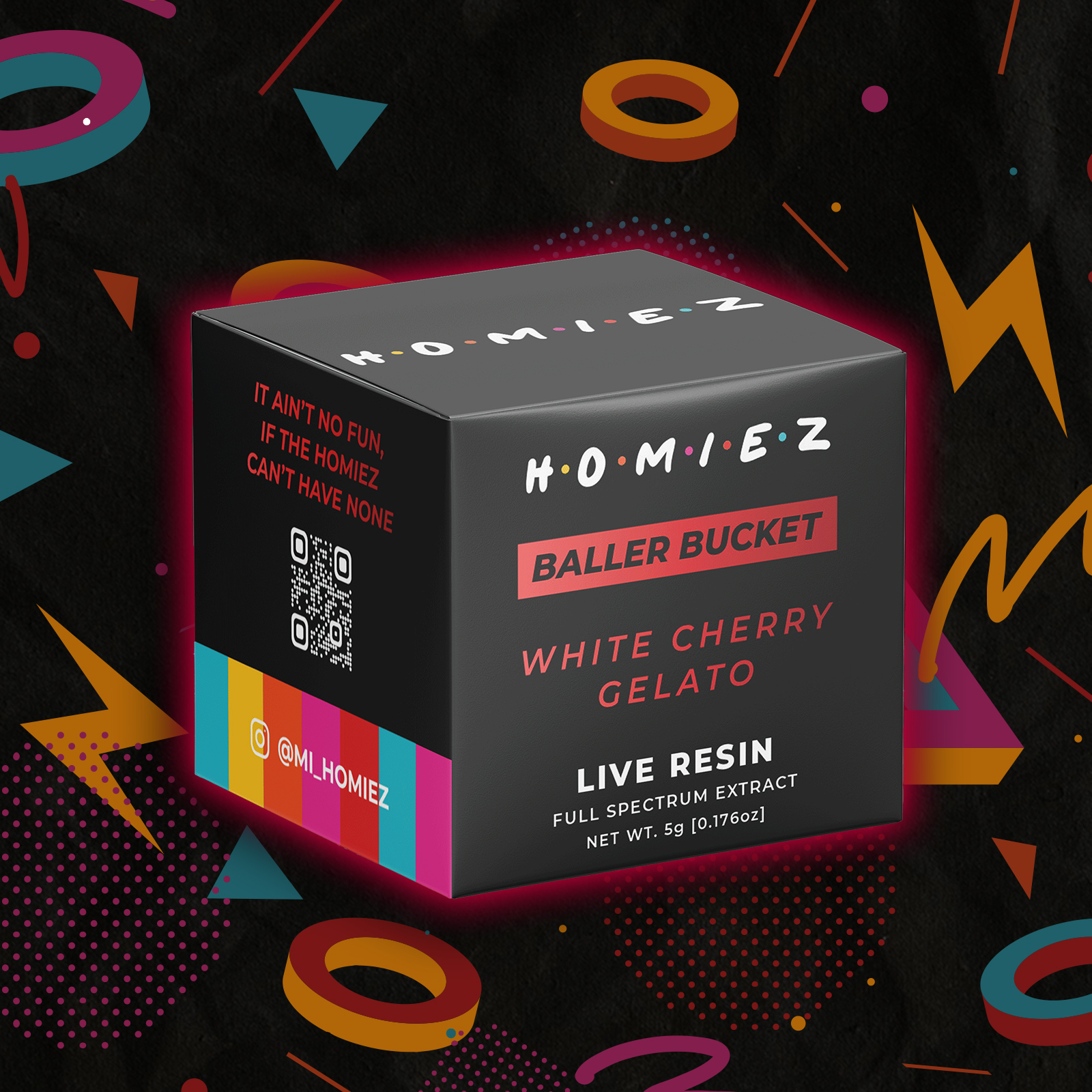 Photograph of product: Homiez Live Resin Baller Bucket White Cherry Gelato