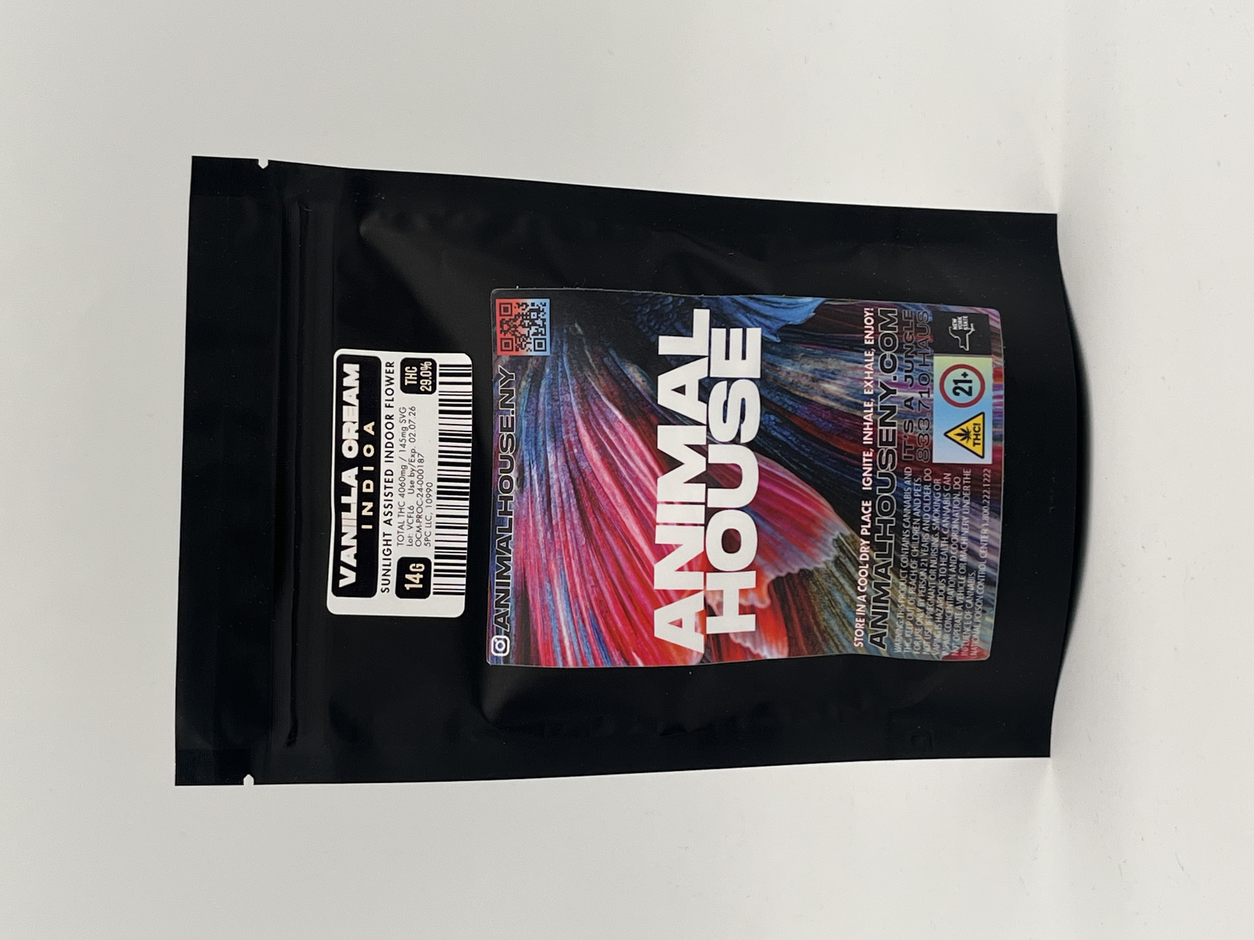 Photograph of product: Animal House | Vanilla Cream | Flower | 14g