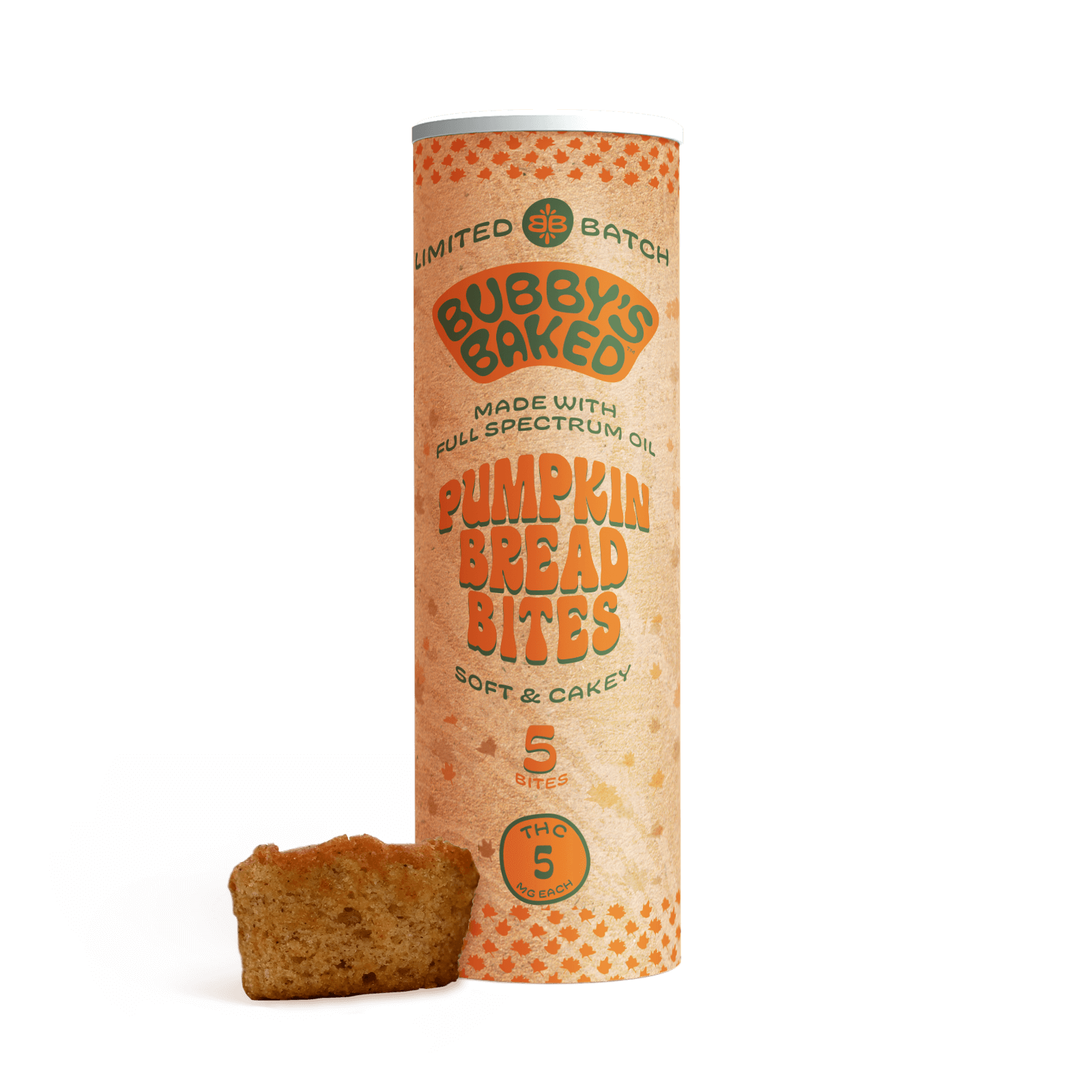 Photograph of product: Pumpkin Bread Bites - 5mg/25mg