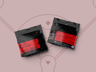 Photograph of product: Sour Watermelon | 5mg | 20pk Rosin Chews | Kush League