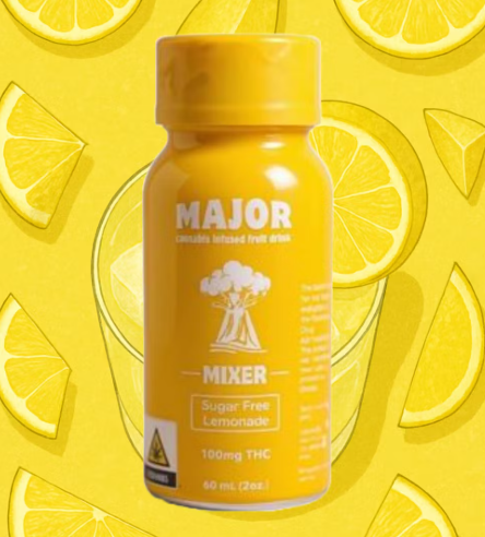 Photograph of product: Major | Sugar Free Lemonade | 100mg