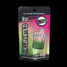 Photograph of product: Water Yer Melon AIO Cloud Bar | 1G | Hellavated