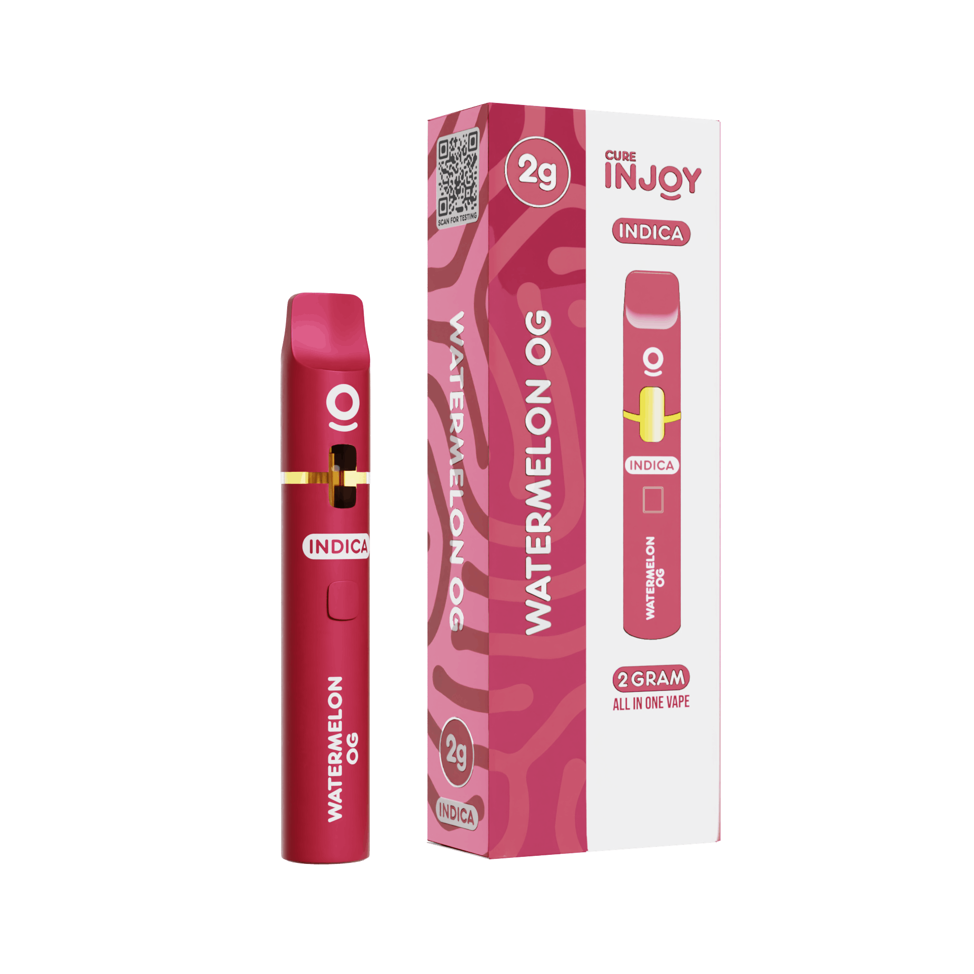 Photograph of product: 2g Watermelon Cure Injoy Disposable - 2.00 s