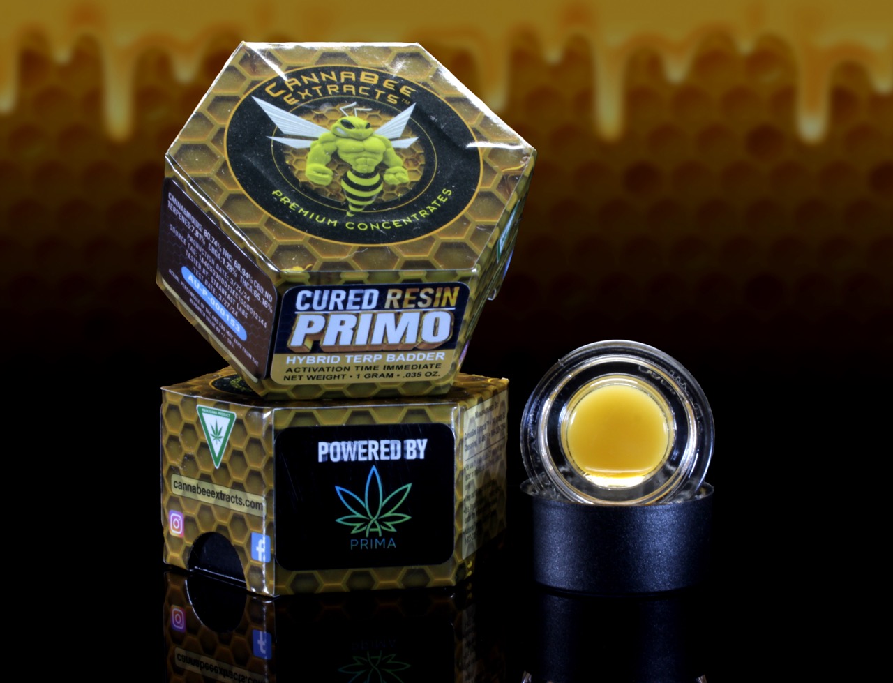Photograph of product: Canna Bee | Primo | Cured Resin Concentrate Hybrid