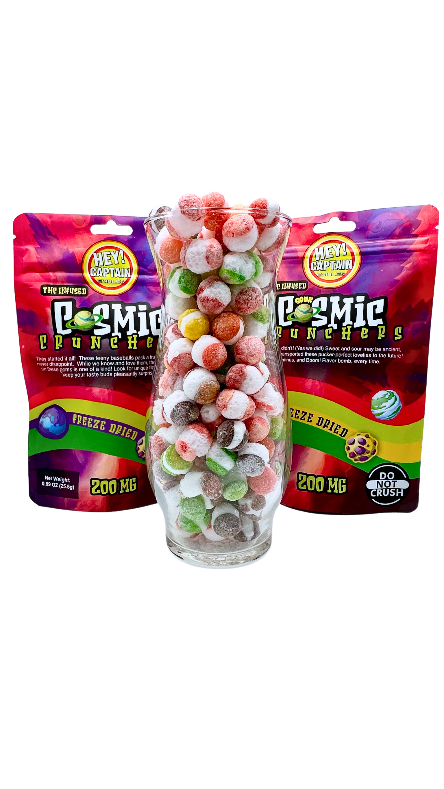 Photograph of product: Hey Captain Freeze Dried Cosmic Crunchers | 200mg