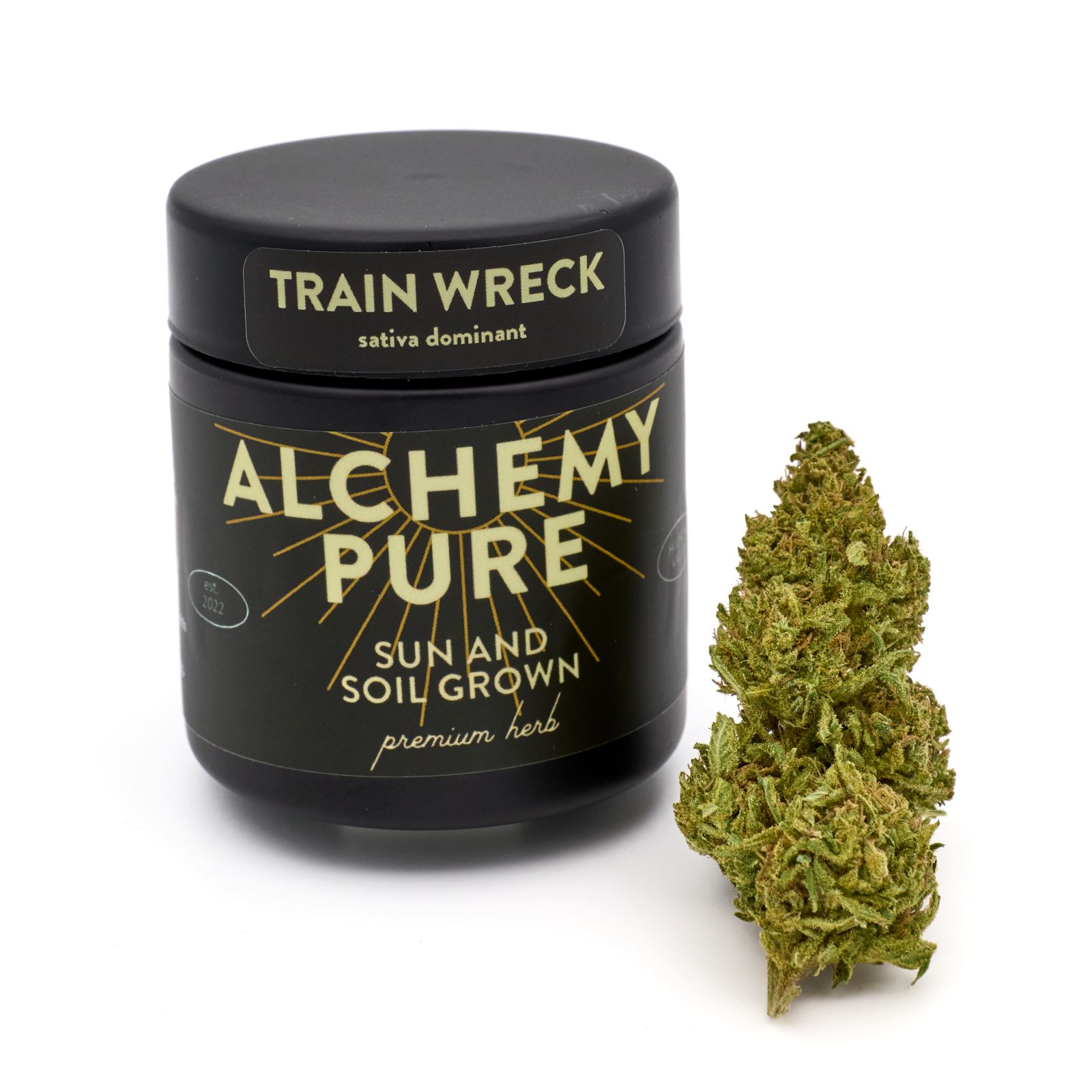 Photograph of product: Alchemy Pure | Eighth | Trainwreck | 3.5g