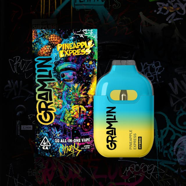 Photograph of product: Pineapple Express | All-In-One Vape 1g - 