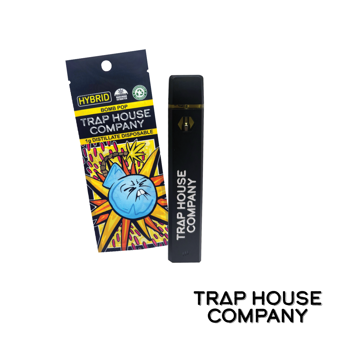 Photograph of product: Bomb Pop Distillate Disposable - 1g
