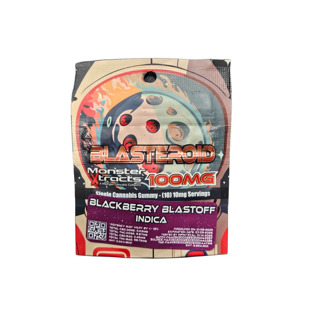 Photograph of product: Monster Blasteroid 100mg Blackberry Blastoff