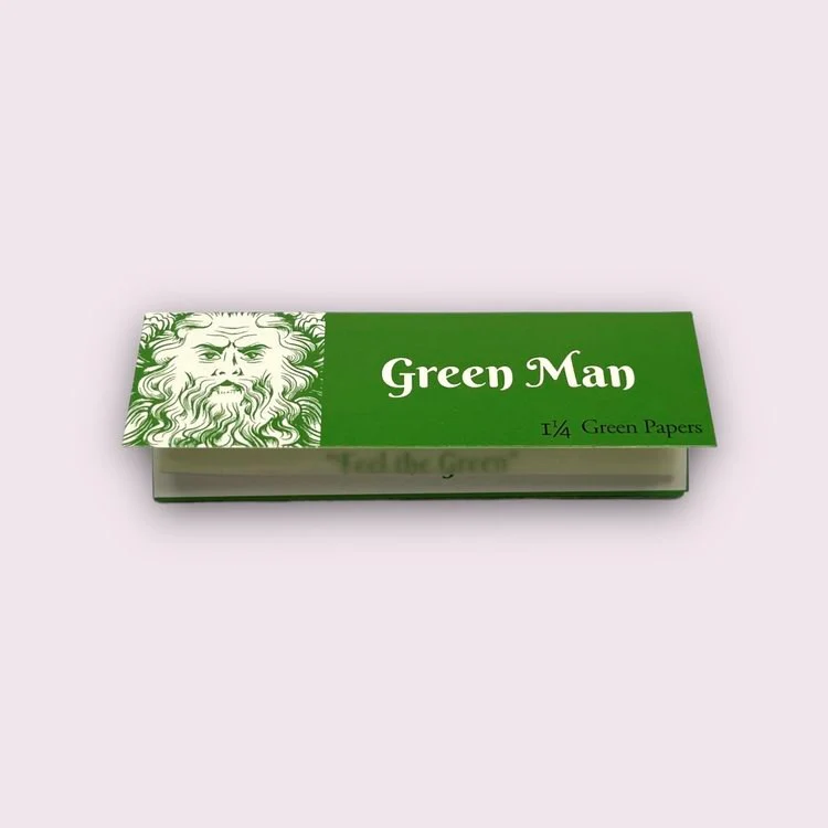 Photograph of product: Green Man | 1 1/4 | Green Rice Papers Box |