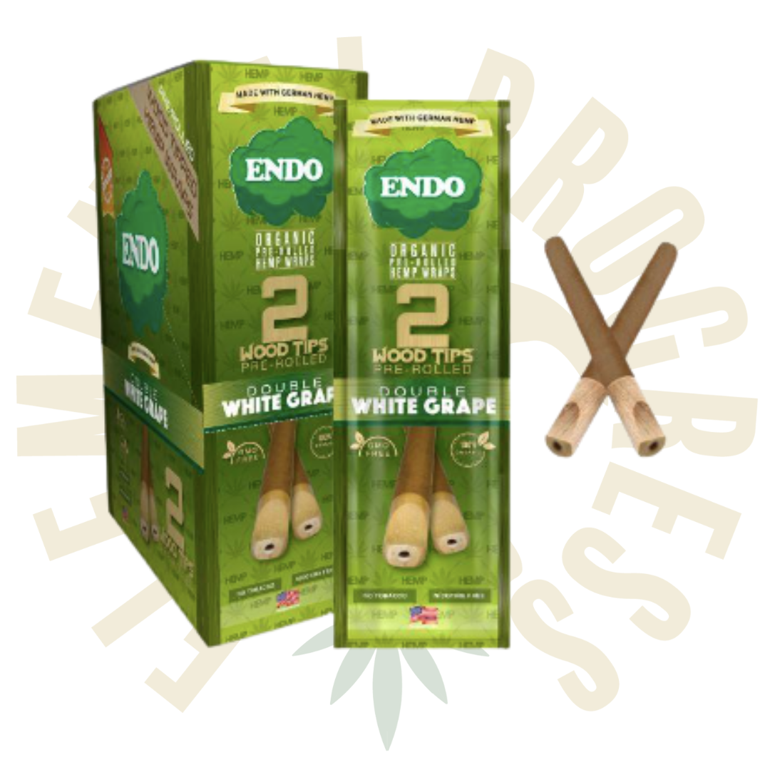 Photograph of Product: Endo Hemp Wraps - Smalls Prerolled wraps 2pk