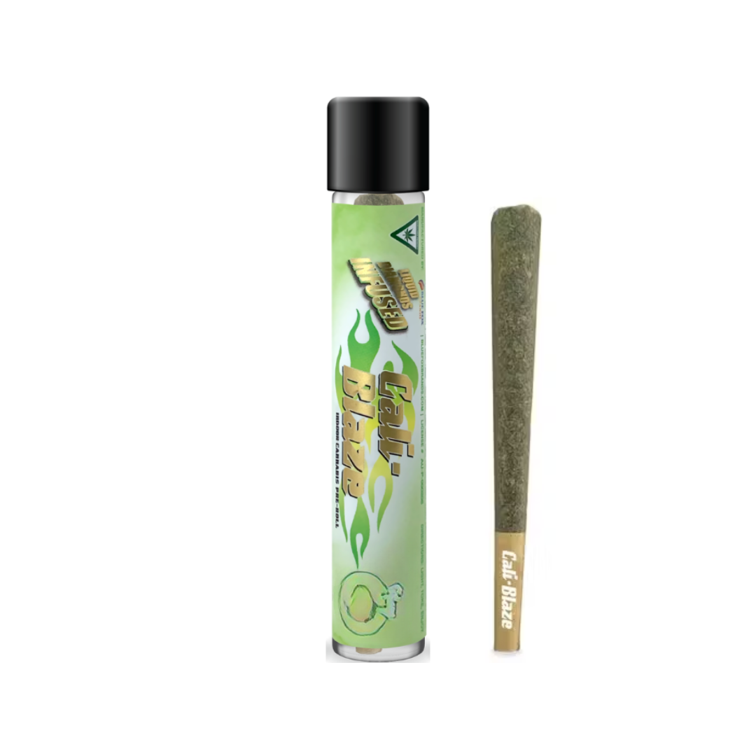 Photograph of product: Cali-Blaze | Key Lime Pie Infused Pre-Roll | 1.2g