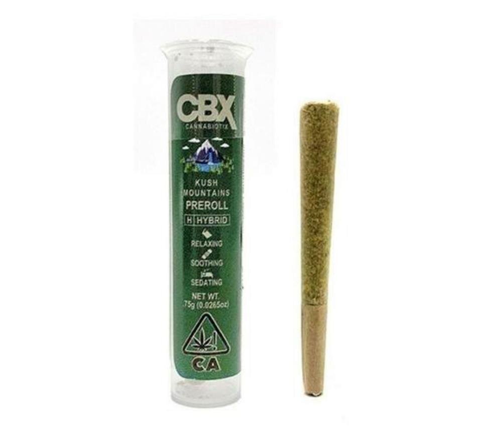 Photograph of product: Kush Mountains Pre-Roll CBX