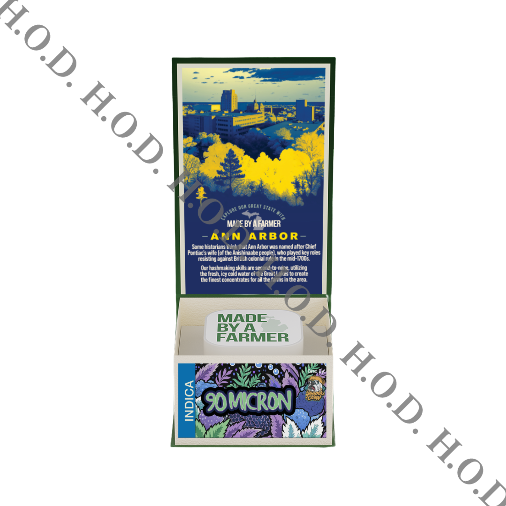 Photograph of product: Made By A Farmer 90u Live au chocolat Rosin 1g