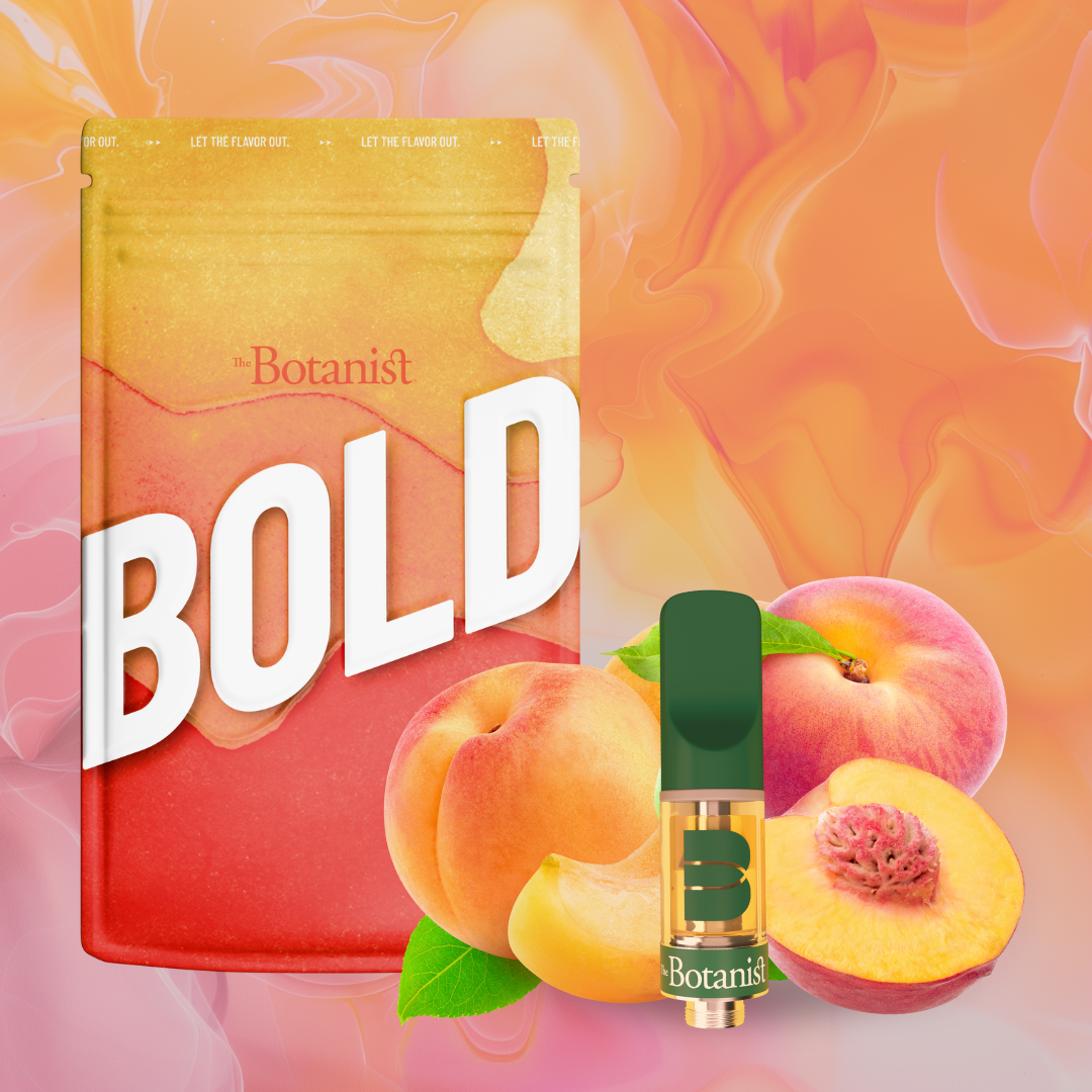 Photograph of product: Peach | BOLD 510 thread vape