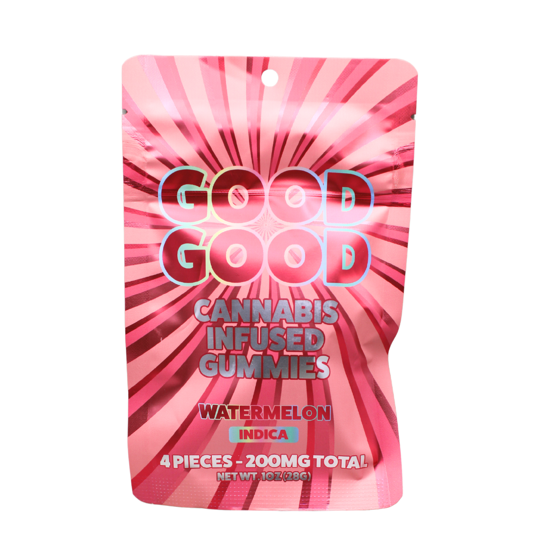 Photograph of product: Good Good - 200mg Gummies 4pk - Watermelon