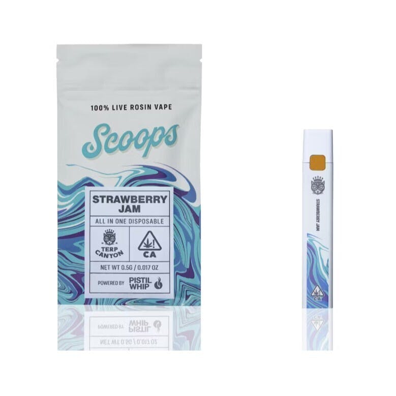 Photograph of product: Strawberry Jam | Live Rosin Disposable