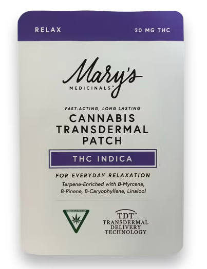 Photograph of product: Relax Patch | Mary's Medicinals