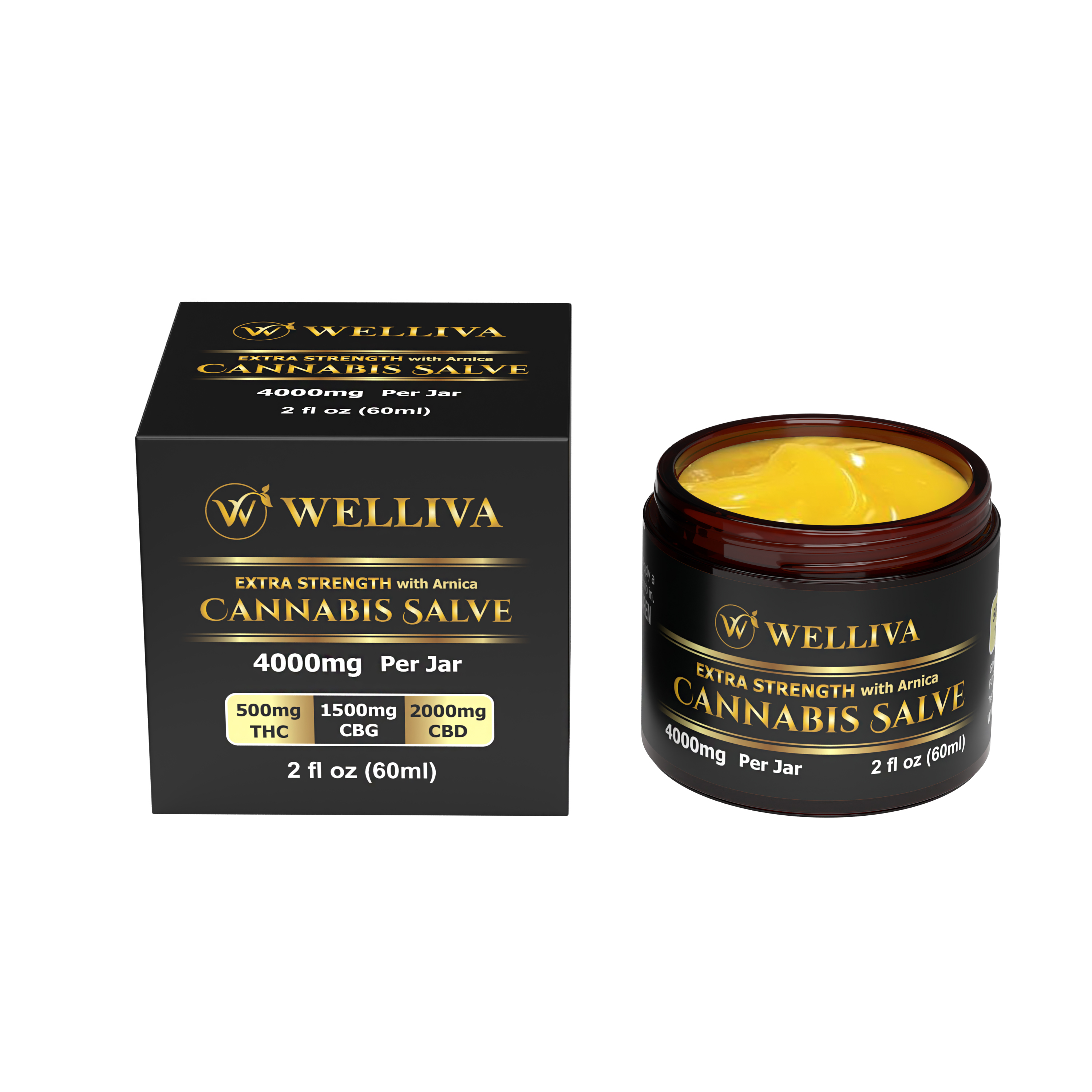 Photograph of Product: Welliva - Extra Strength Salve - 1:3:4