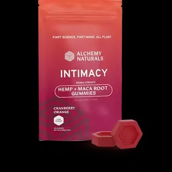 Photograph of product: Alchemy Naturals | Intimacy Gummies | 100mg