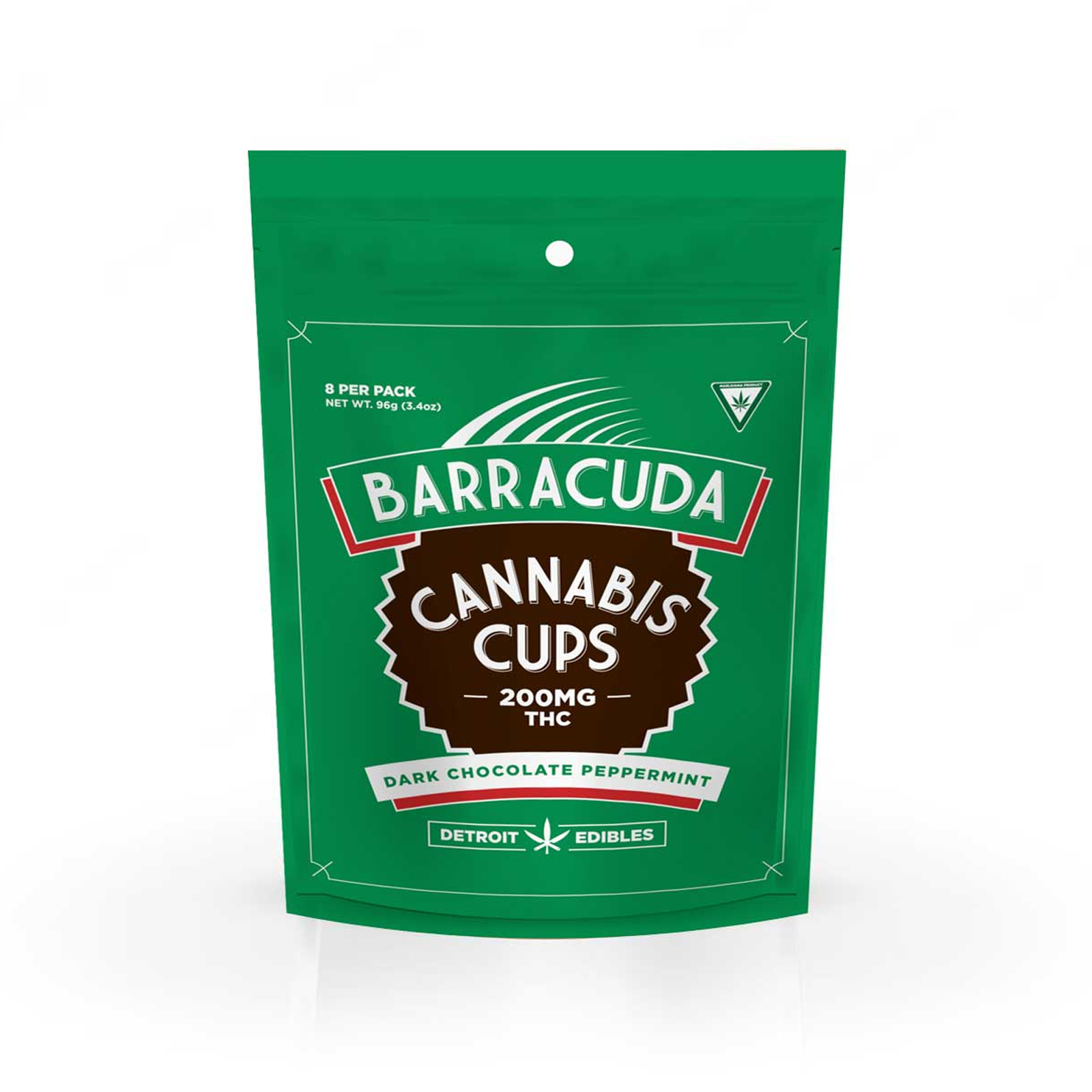 Photograph of Product: Barracuda Cannabis Cups  Peppermint