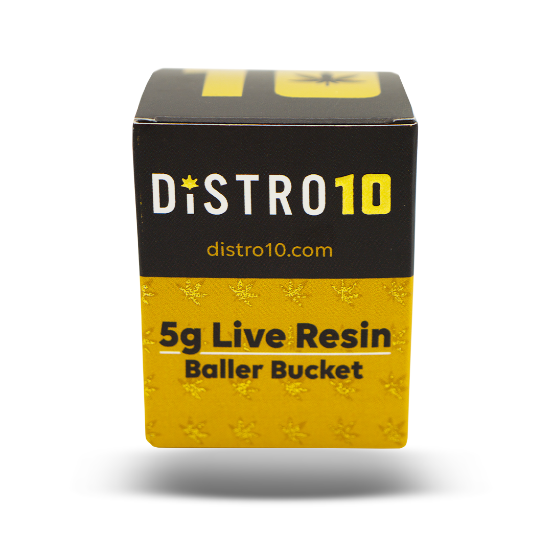 Photograph of product: DISTRO10 | Concentrate | Live Resin | Lemon Cherry Gelato | 5g