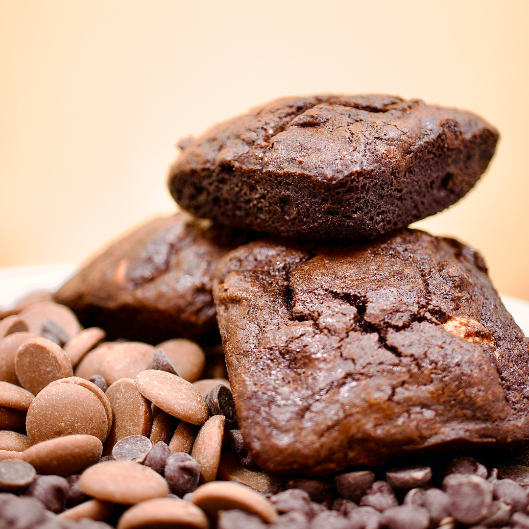 Photograph of product: Chocolate Chunk Brownie | 3 Pack | 5mg