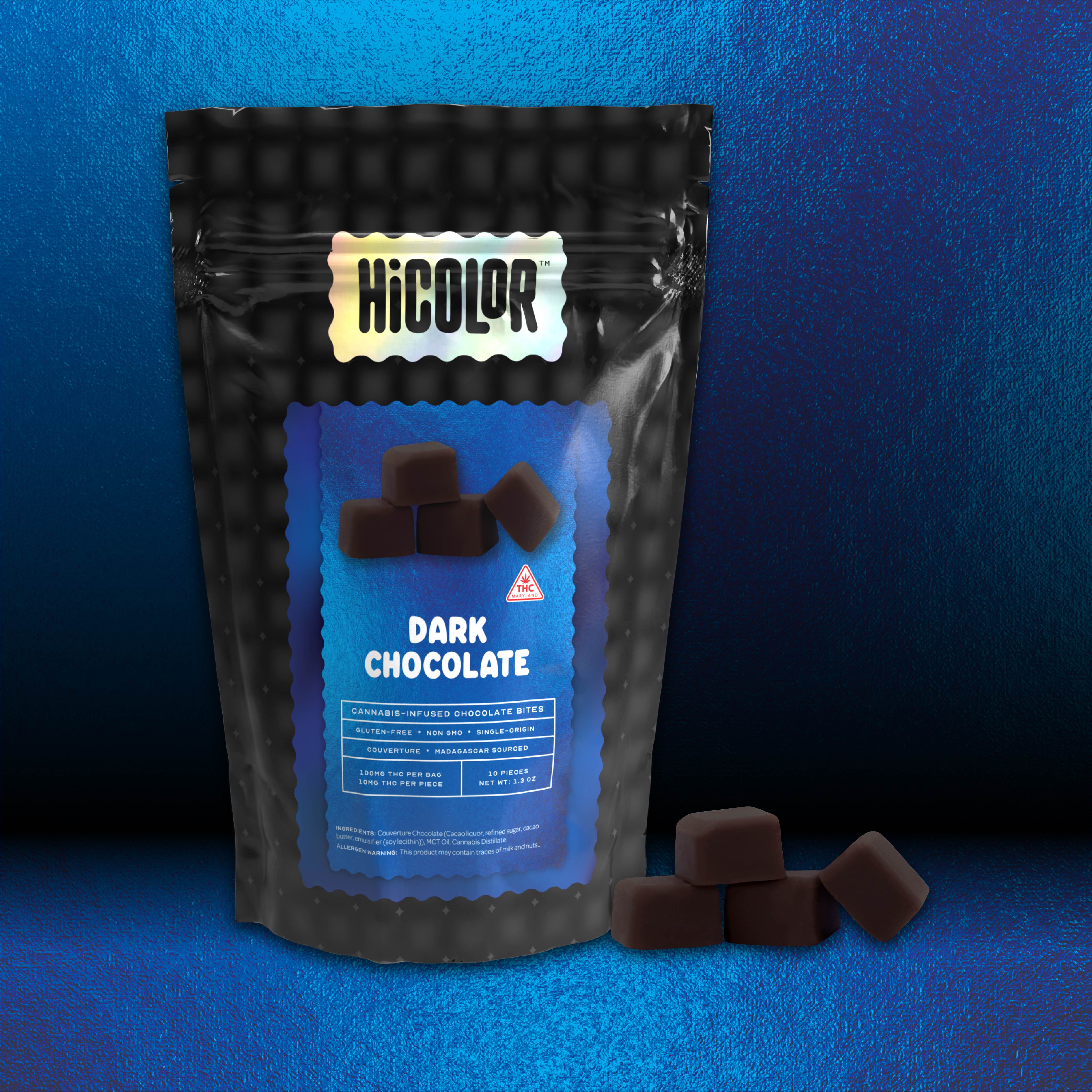 Photograph of product: HC Dark Chocolate 100mg $15