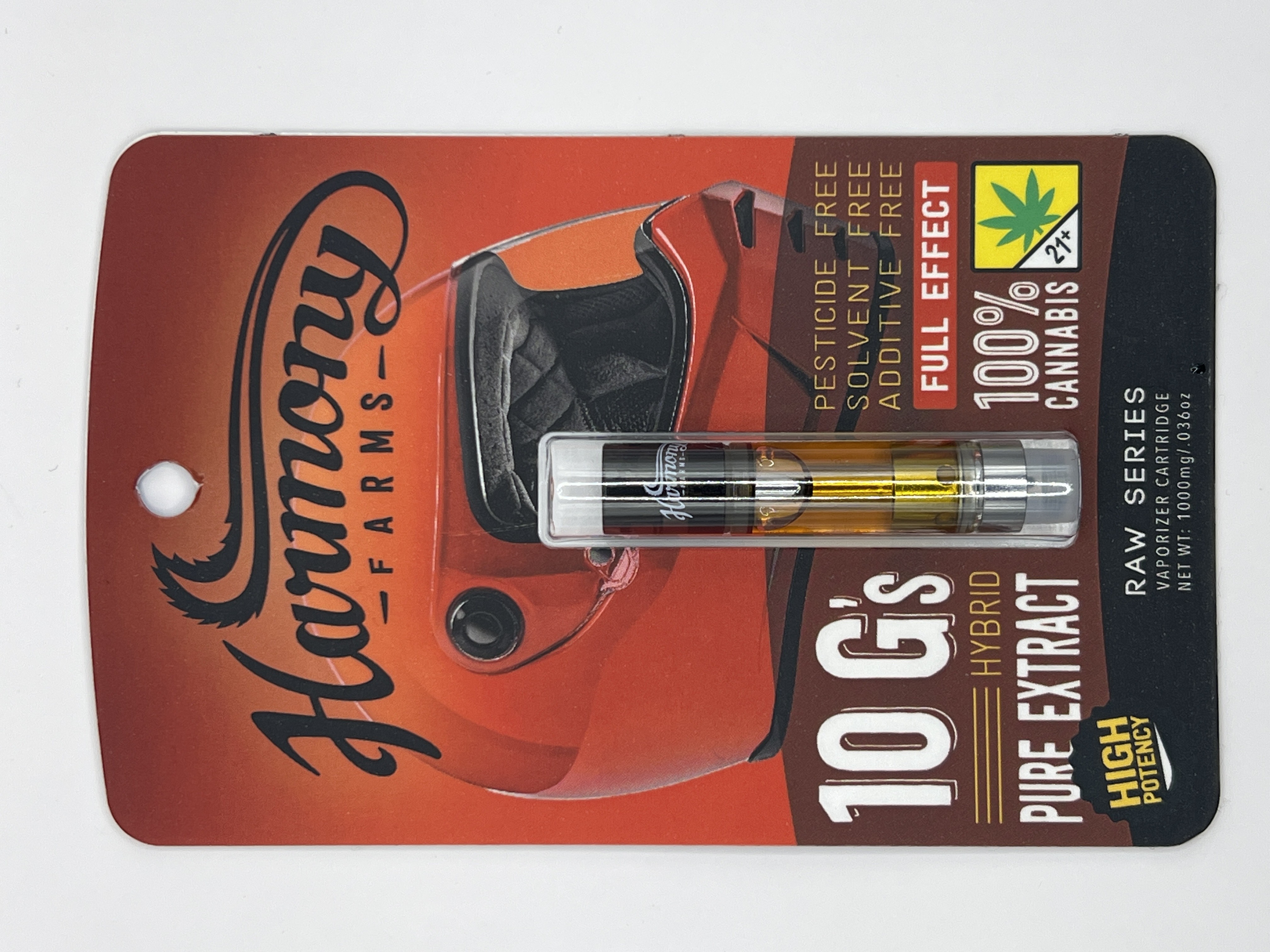 Photograph of product: Harmony - RAW Cartridge - m - 10 G's - CONCENTRATE