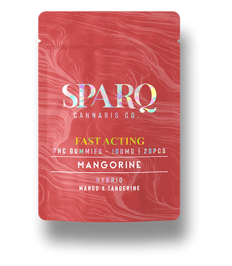 Photograph of product: Mangorine | 5mg Gummies 20Pk | SparQ