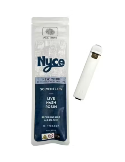 Photograph of product: Nyce | PGMO | 0.5g | Live Rosin | AIO