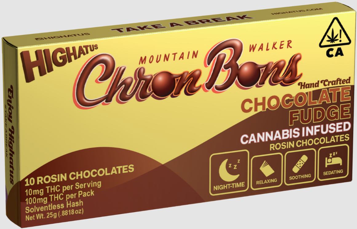 Photograph of product: Chocolate Fudge ChronBons 10pk Highatus
