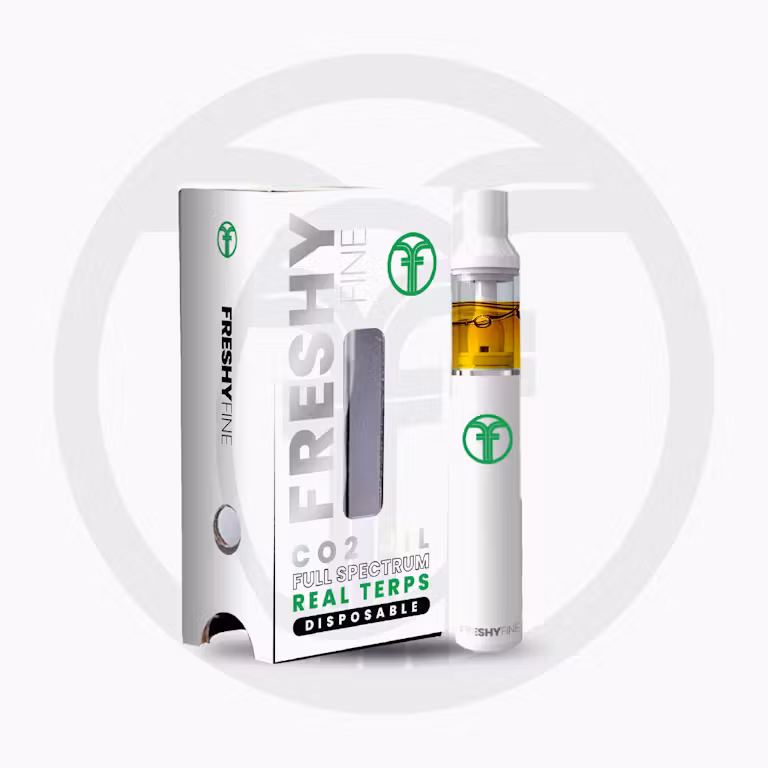 Photograph of product: Candy Cake Full Spectrum CO2 Disposable Cartridge | Freshy Fine | 1g