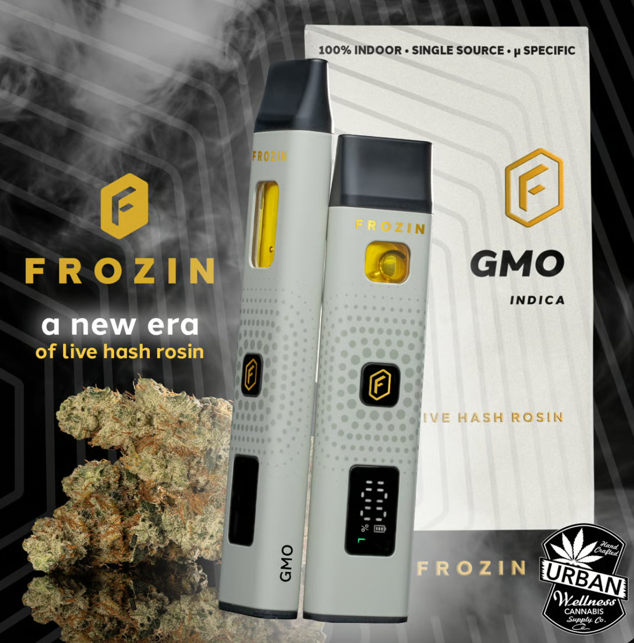 Photograph of product: Gmo | 1g Rosin Disposable | Frozin