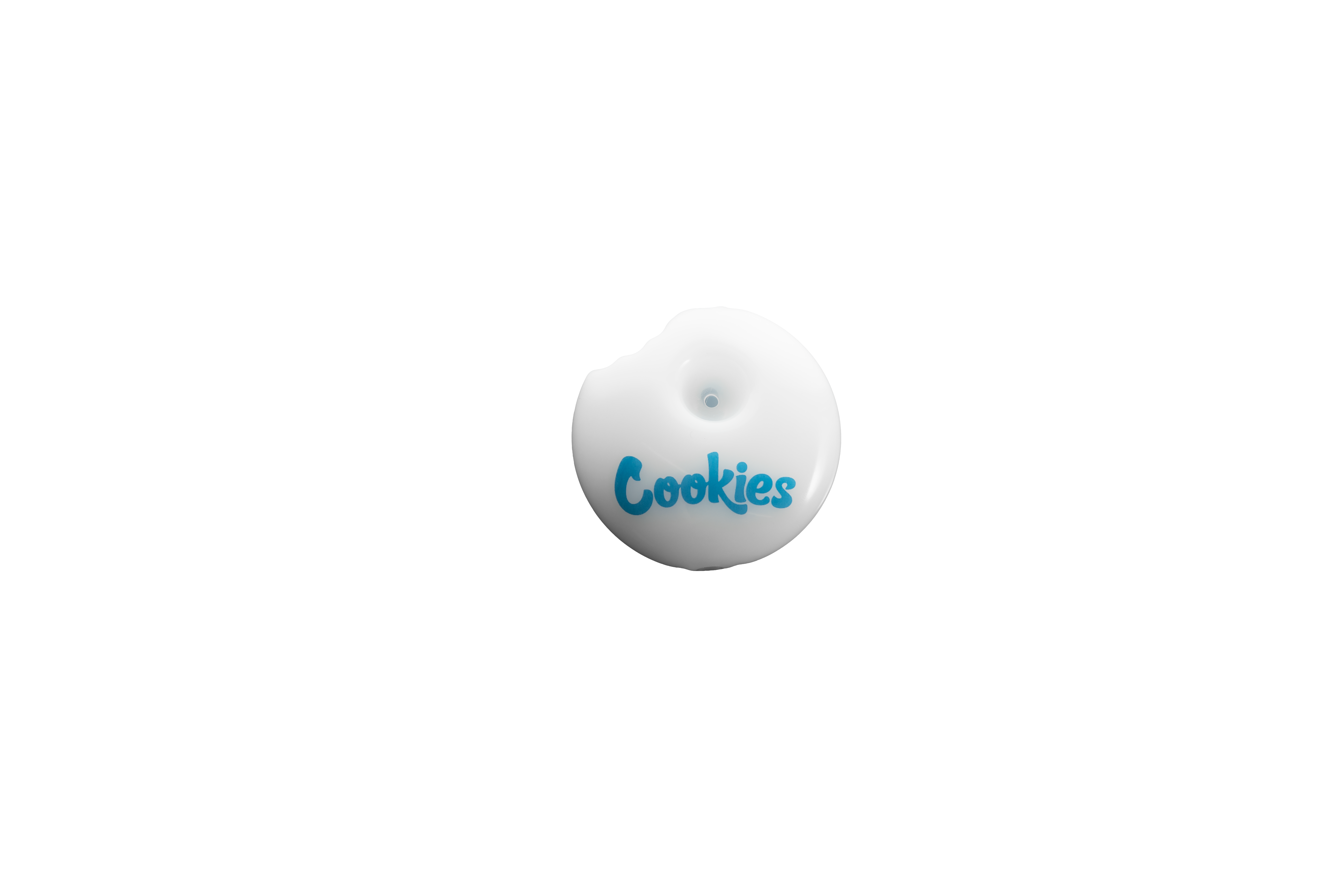 Photograph of product: Cookies Glass | Cookie Bite Pipe | White