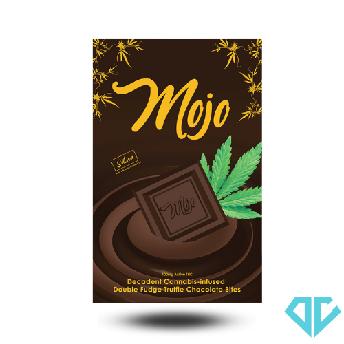 Photograph of product: Mojo Chocolates Double Fudge Truffle 200mg (REC)